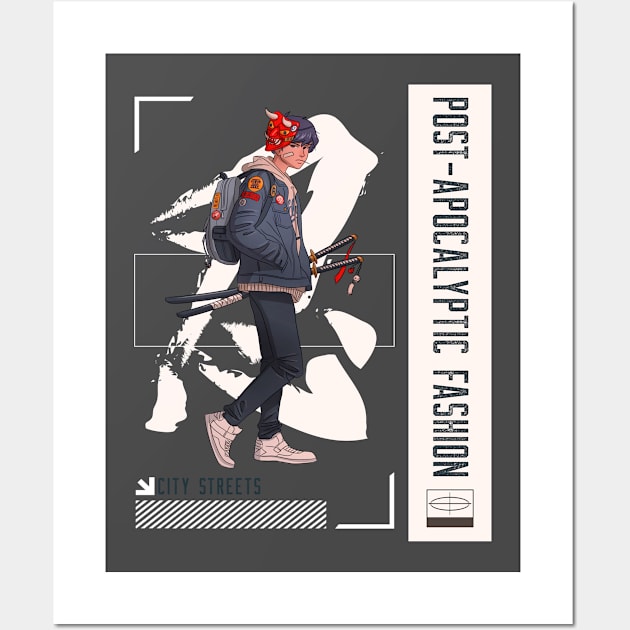 Anime Post - Apolcalyptic Fashion Wall Art by Araf Color